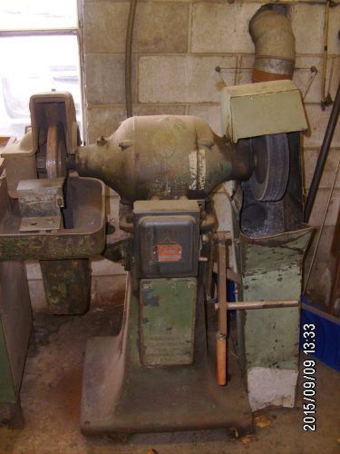 Industrial vintage cincinnati stationary grinder / buffer (3 phase) for sale