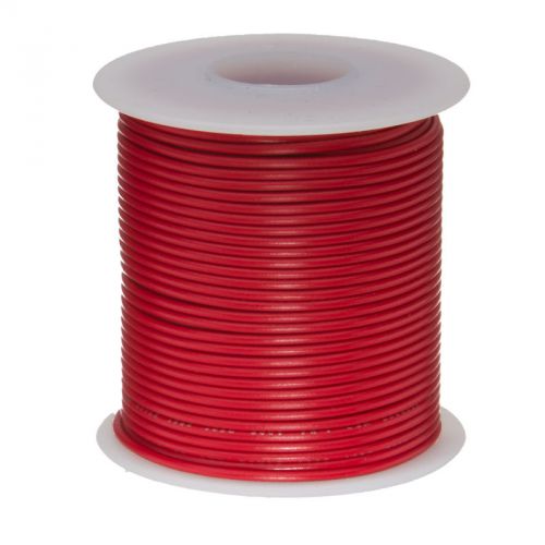 26 AWG Gauge Solid Hook Up Wire Red 100 ft 0.0190&#034; UL1007 300 Volts