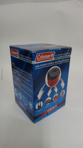 Coleman Cpx 6v Rechargeable Power Cartridge New Adapters Red Brand