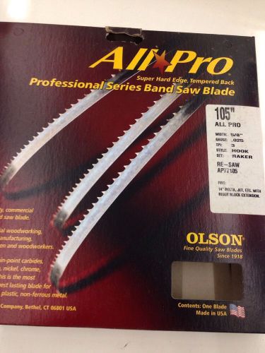 Olson Saw APG77105 All Pro PGT Band 3 TPI Hook Saw Blade