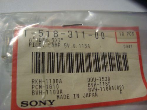 10 Sony 1-518-311-00 5v Lamp