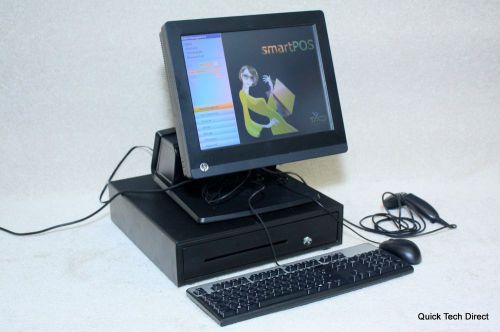HP RP7 Retail System Model 7800 POS Point Of Sale Touch Screen 2.5GHZ 8GB RAM
