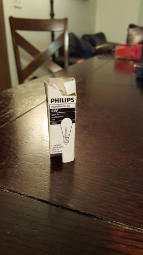 Philips 6S6 Clear Bulb 120-130V -Lot of 22