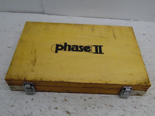 Phase II Model P-2 Pin Gage Set .251-.500 PLUS NO MISSING PINS