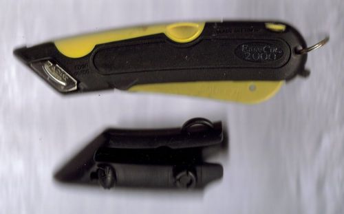 Easy Cut 2000 Safety Box Cutter Knife w/ Holster Easycut YELLOW #1