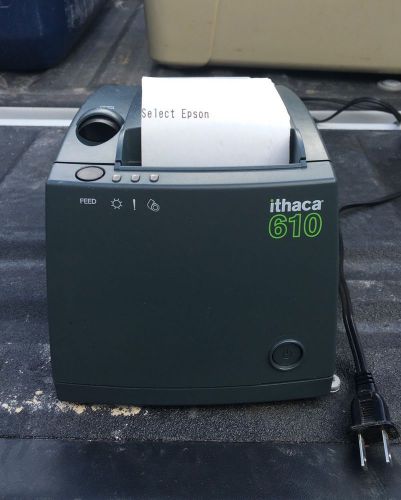 Ithaca 610 Thermal Receipt Printer w/Power Adapter
