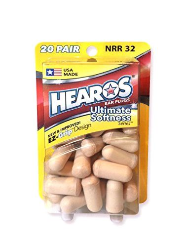 Hearos Ultimate Softness Series Foam Earplugs, 20-Pair