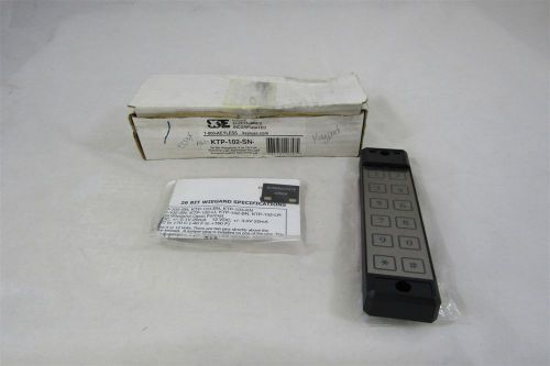 Essex Electronics KTP-102-SN 26 bit weigand access keypad reader 2x6 stainless