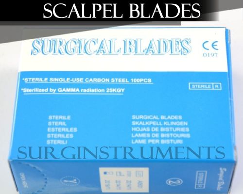 1000 Scalpel Blades #22 Surgical Dental Medical Instruments - WITH FREE HANDLE!