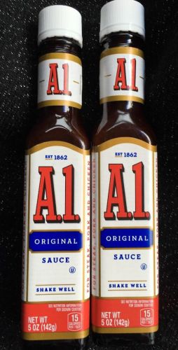 A1 Bold Label Retail Only Steak Sauce, 5 Ounce - Lot Of 2