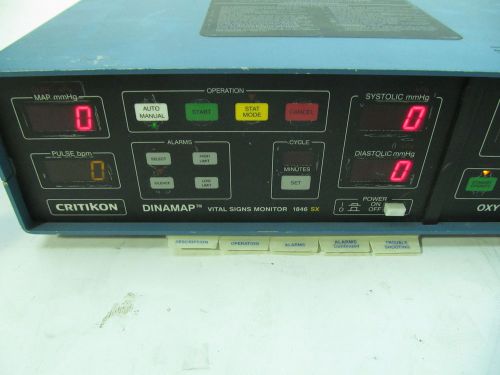 Critikon dinamap oxytrak 1846sx/oxy - vital signs monitor - 14690 for sale