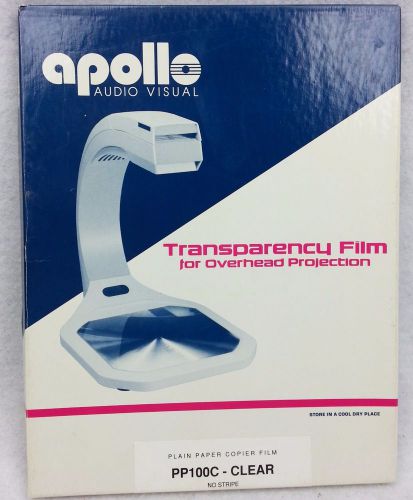 APOLLO Transparency Film Overhead Projection PLAIN PAPER COPIER 91 Sheets PP100C