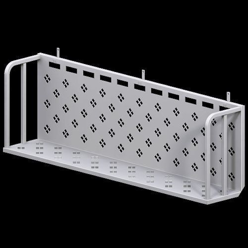 National Cart Co AL-1360-BR-WAL 60&#034;L Wall-Mounted Boat Rack