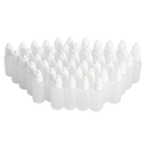 Wowlife Clear High Quality 5ml White Plastic Empty Squeezable Dropper Bottles...