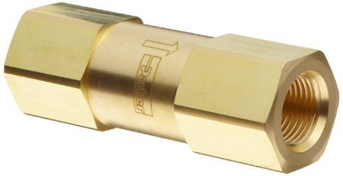 Parker F Series Brass Instrumentation Filter, Inline, 5 Micron, 1/4&#034; NPT Male
