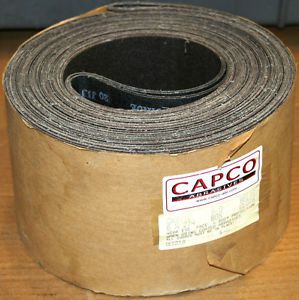 Capco aluminum oxide sanding belt 80 grit 6&#034; x 274&#034; (cx3710 a/o) for sale