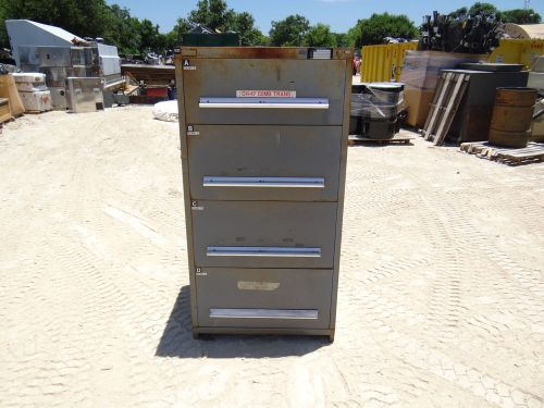 Stanley vidmar ne-era grey 4 drawer tool cabinet box chest shop storage mechanic for sale