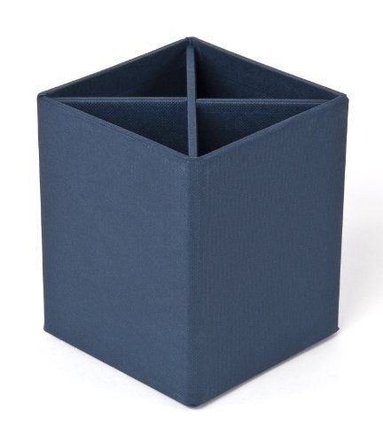 Bigso Penny Pencil Cup with Dividers, Navy