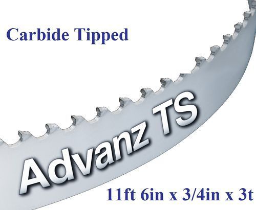 11&#039; 6&#034; (138&#034;) x 3/4&#034; x 3t carbide tipped bandsaw blade! for sale