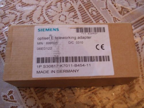 Siemens Optiset E Teleworking adapters, P/N 69950A