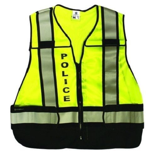 Smith &amp; Wesson Police Blue Reflective Mesh Safety Work Vest SVSW033-2X/4X