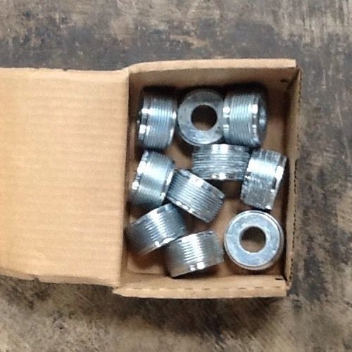 Conduit hub reducer 1 1/2&#034; to 3/4&#034; rigid conduit lot of 10 for sale