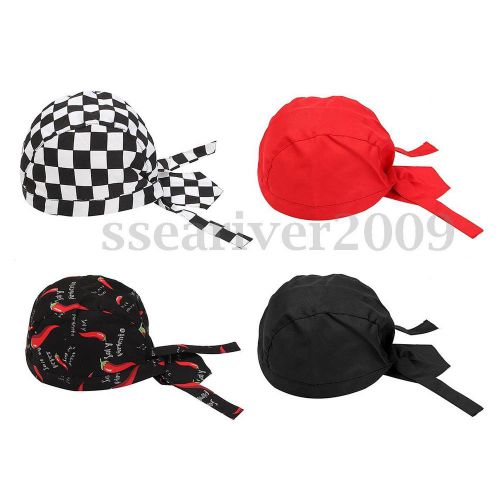 Hip-Hop Skull Cap Chef Hat Professional Catering Various Colourful Chef Hood