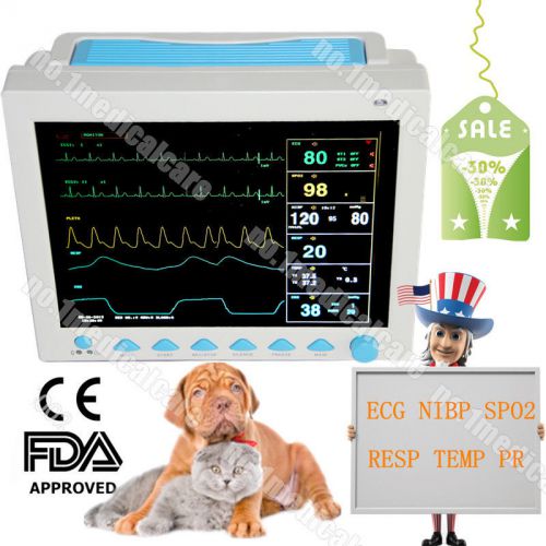 Veterinary Vital Sign ICU Patient Monitor ECG NIBP SPO2 PR RESP TEMP CONTEC