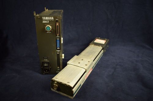 Yamaha DRC2 robot controller with Flip Series FS-250 linear slide robot actuator