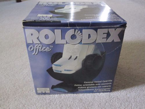 NIB Rolodex Office Covered Swivel Card File 500 2 1/4&#034; x 4&#034;  A-Z tab File Cards