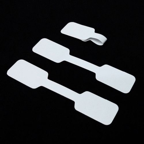 Hot Sale Blank Price Tags Necklace Ring Jewelry  Labels Paper Stickers 100pcs CN