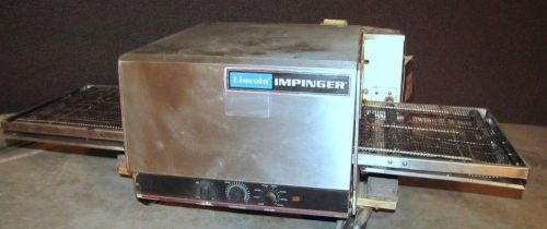 LINCOLN IMPINGER 1301-8 ELECTRIC CONVEYOR PIZZA OVEN-COUNTERTOP/STACKABLE(#1545)