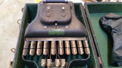 Vintage Stenotype Short Hand  Court Machine, Case - Steampunk