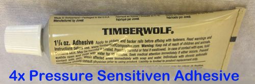 Timberwolf pressure sensitive glue 5 fluid ounces (140g) lot of 4 35g tubes for sale