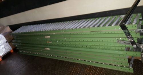 gravity roller conveyor system 12 foot sections 18 q pieces