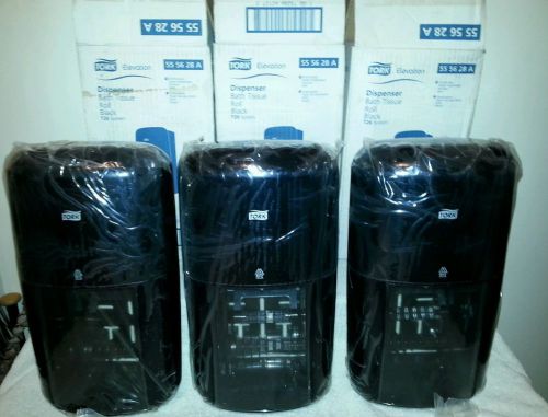 Lot NIB Tork Elevation commercial dispenser toilet paper bath tissue black T26