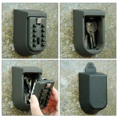 New security wall mount outdoor combination key safe storage box lock car door for sale