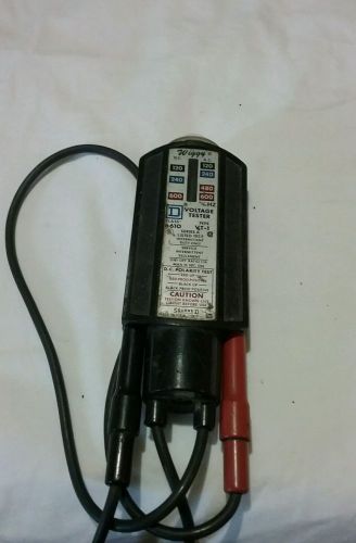 Wiggy Class 6610 Type VT-1 Series A Listed Voltage Tester 193F Square D - UL