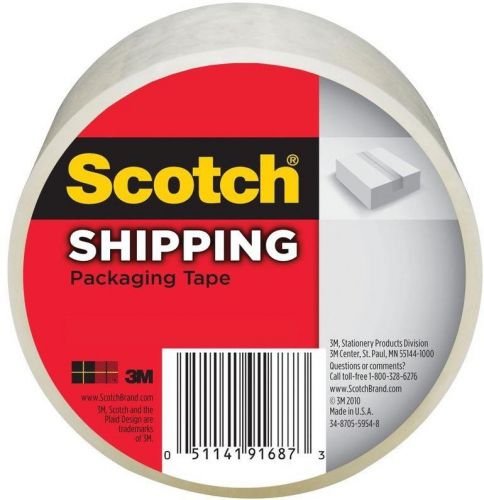3m 1.88 in. x 65.6 yds. shipping packaging tape (case of 16) for sale