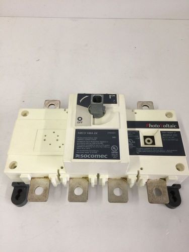 Socomec 100a 1000vdc 4pole disconnect switch 27dc 4011 for sale