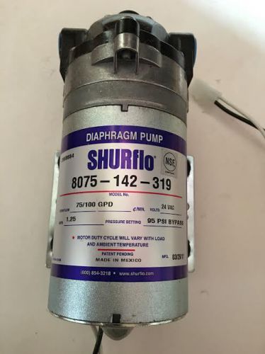 SHURFLO®  RO BOOSTER PUMP 8075-142-319 with Transformer and Tank Shut-off Switch