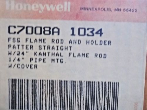New, honeywell  c7008 a 1174  flame rod and holder nib!!! for sale