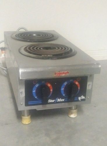 STAR 2 Burner Commercial Electric Hot Plate Countertop Range