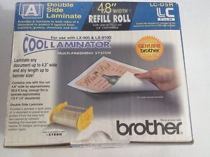 Brother Cool Laminator LCD5R 4.8&#034;Laminate Refill Roll NEW in box