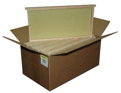 Assembled bee hive frame waxed natural foundation honey box beekeeping supplies for sale