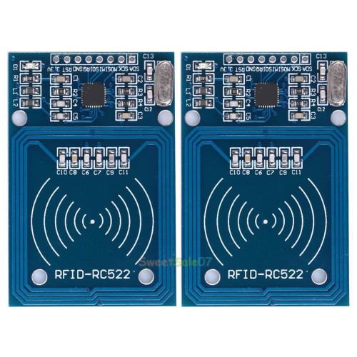 2x MFRC-522 RC522 RFID Radiofrequency IC Card Inducing Sensor Reader for Arduino