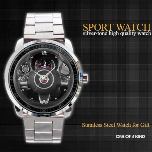 2015 fiat abarth steering wheel sport Metal Watch