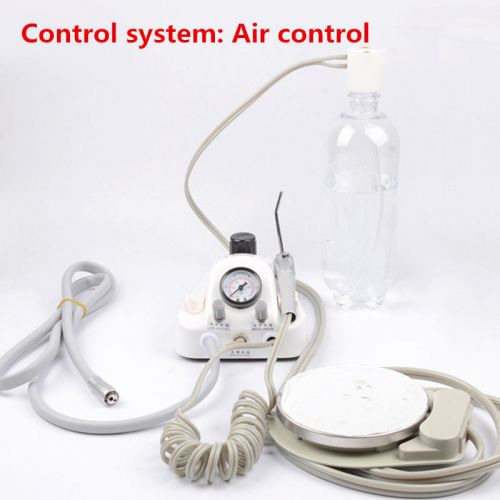 Dental lab portable air turbine unit fit compressor 2h handpiece with syring ca for sale
