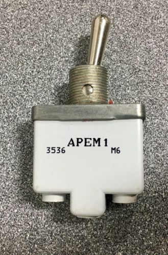 Apem 1  5PDT Toggle Switch P/N 3536001N000