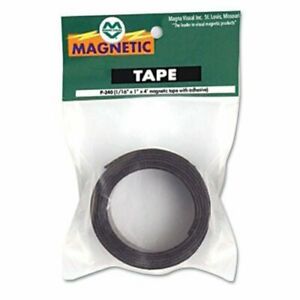 Magna Visual Magnetic/Adhesive Tape, 1&#034; x 4 ft Roll (MAVP2404)